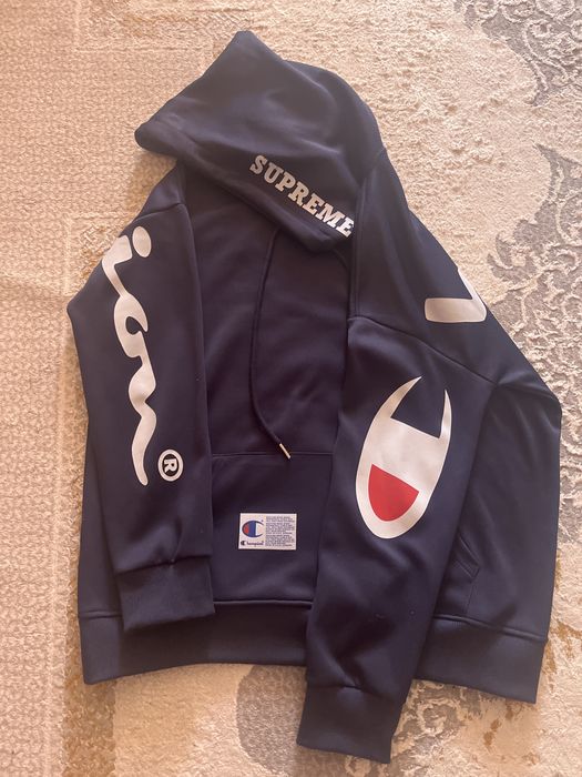 Supreme x Champion Track Jacket Navy (SS18).