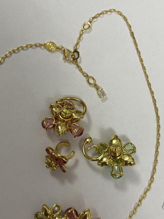 Pandantiv+ cercei Idyllia x swarovski