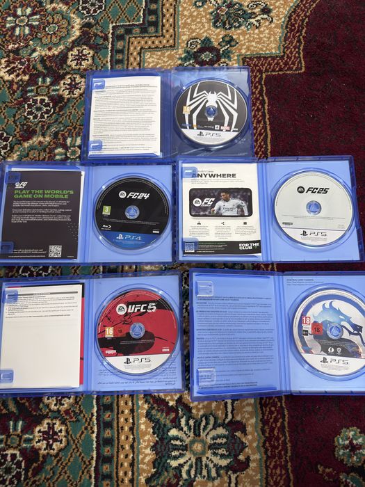 Продам игры с дисками на PS 5