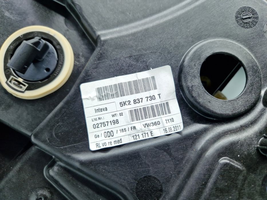 Macara electrica geam dreapta fata Volkswagen Golf 6 (5K1) [Fabr 2009-