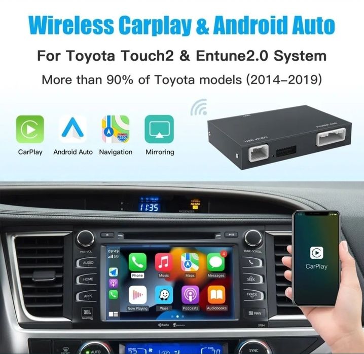 Modul Navigație Toyota Carplay&Android  Auto