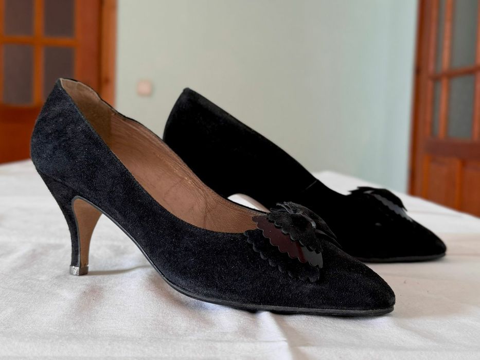 Туфли из натуральной замши