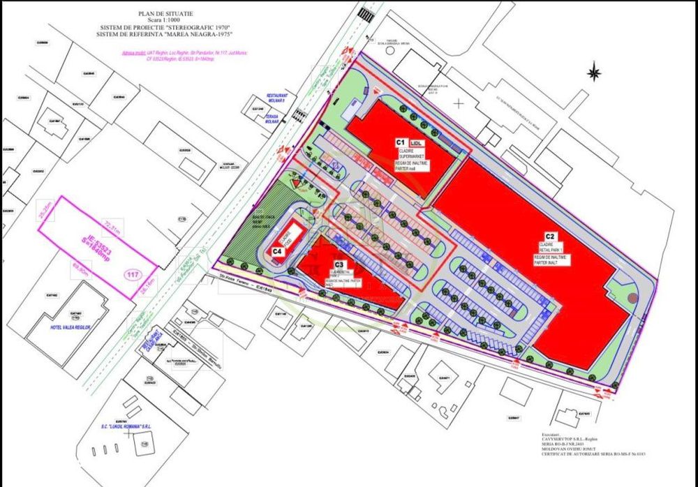 Teren de vanzare -Reghin - str. Pandurilor