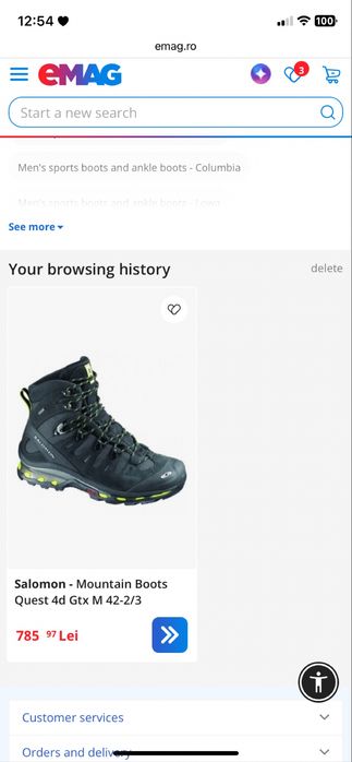 Salomon 42 boot recomand