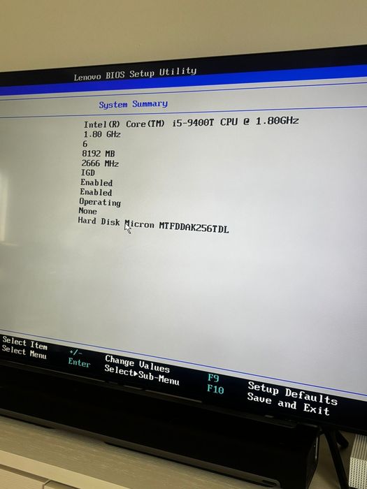 Mini PC (nuc) Lenovo ThinkCwntre M720q ( i5-9400T • 16gb ram• SSD 256)  Port com