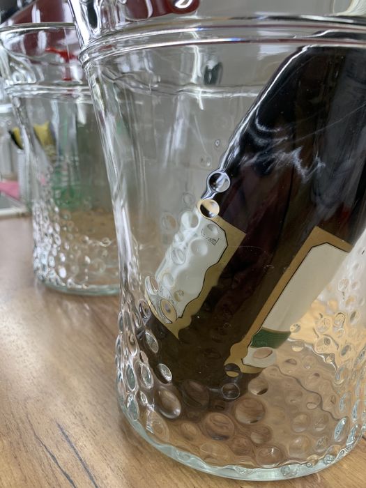 Стъклена шампаниера / Италия / 80-те