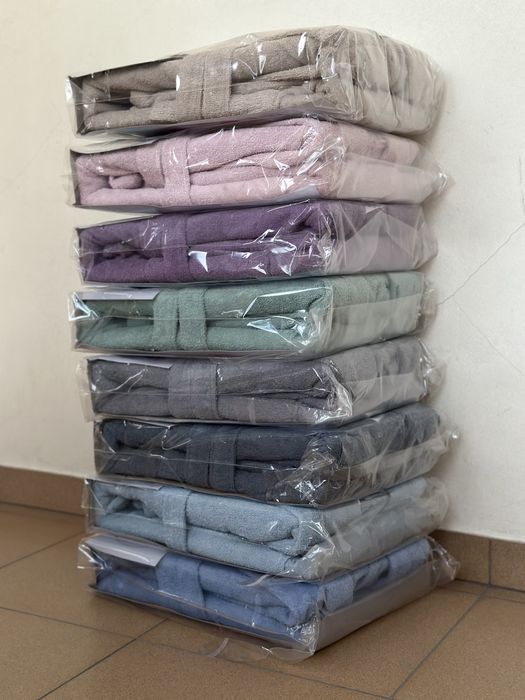 Халат за баня с качулка 100% памук