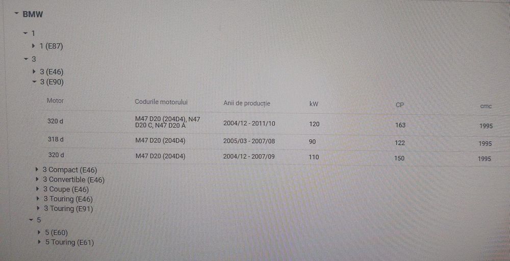 Chit ambreaj BMW + set montaj turbo