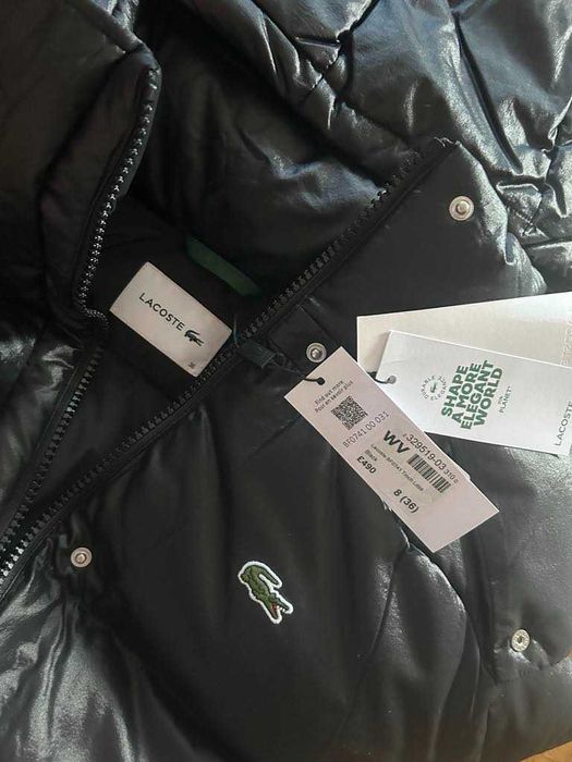 Феноменално 100% оригинално дълго пухено яке LACOSTE UNISEX