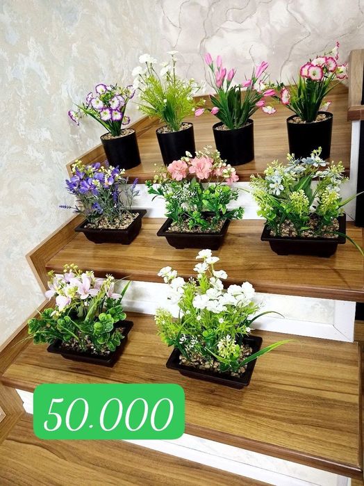 Суний гуллар ва дарахтлар Искусственные деревья и растения