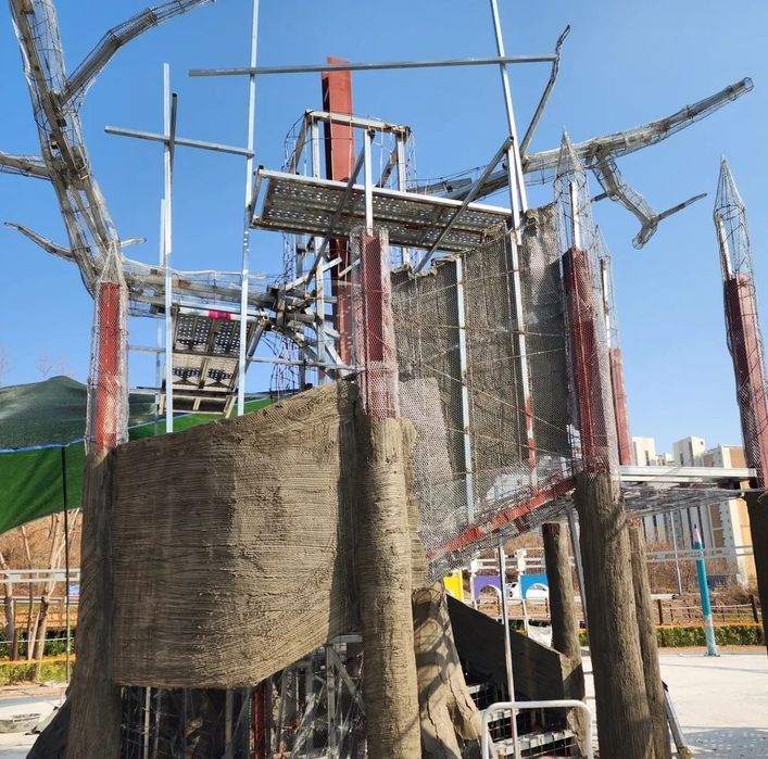 Dekorasiya park oformleniya kafe restoran