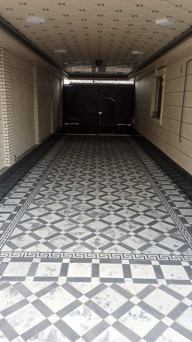 Укладка бурсчатка, Укладка плитки.