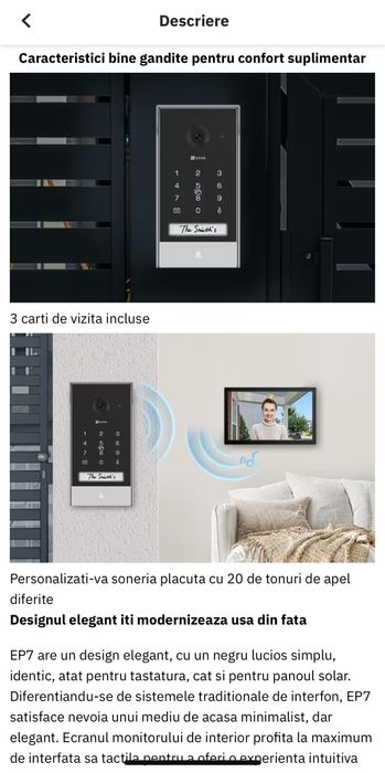 Smart home video door phone
