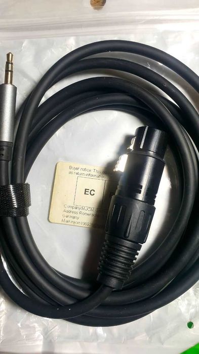 Кабели аудио хорошего качества XLR, RCA, джеки 6,3 мм, 3,5 мм