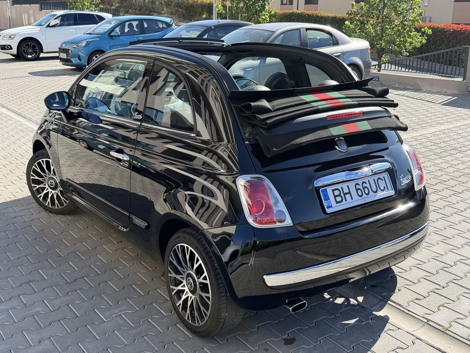 Fiat 500C editie limitata Gucci Cabrio/Decapotabilă