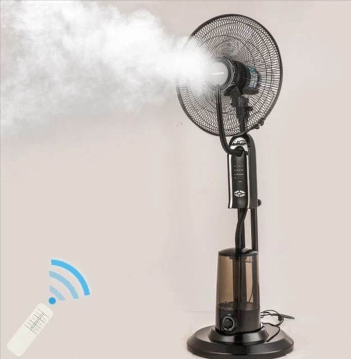 Вентилатор с водна мъгла с дистанционно Elite EFM-1307R, 3 скорости, 3