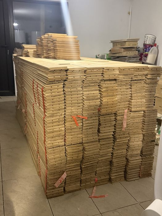 Parchet premium pe comandă – import Elveția – 80 m² stare foarte bună