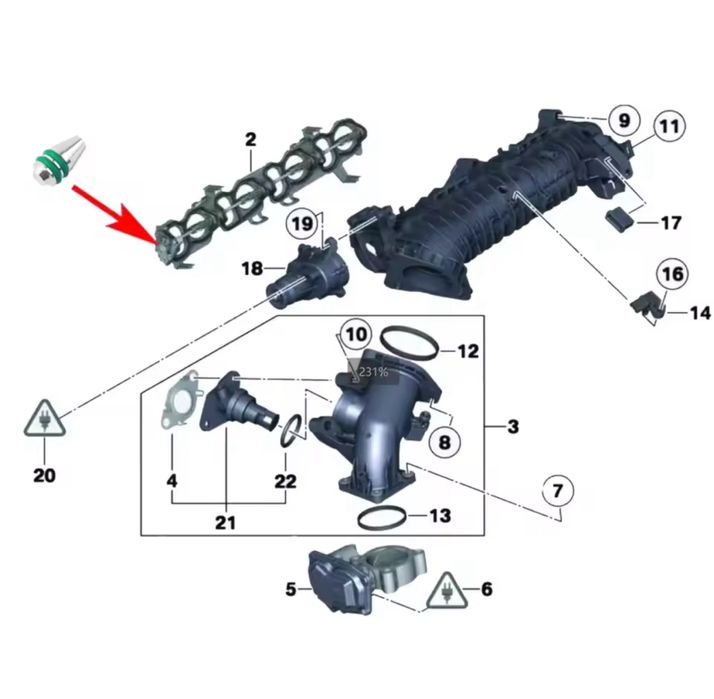 Dop dopuri clapete admisie Bmw N47N S 1 B37 B47 anulat off f10 f30 f20
