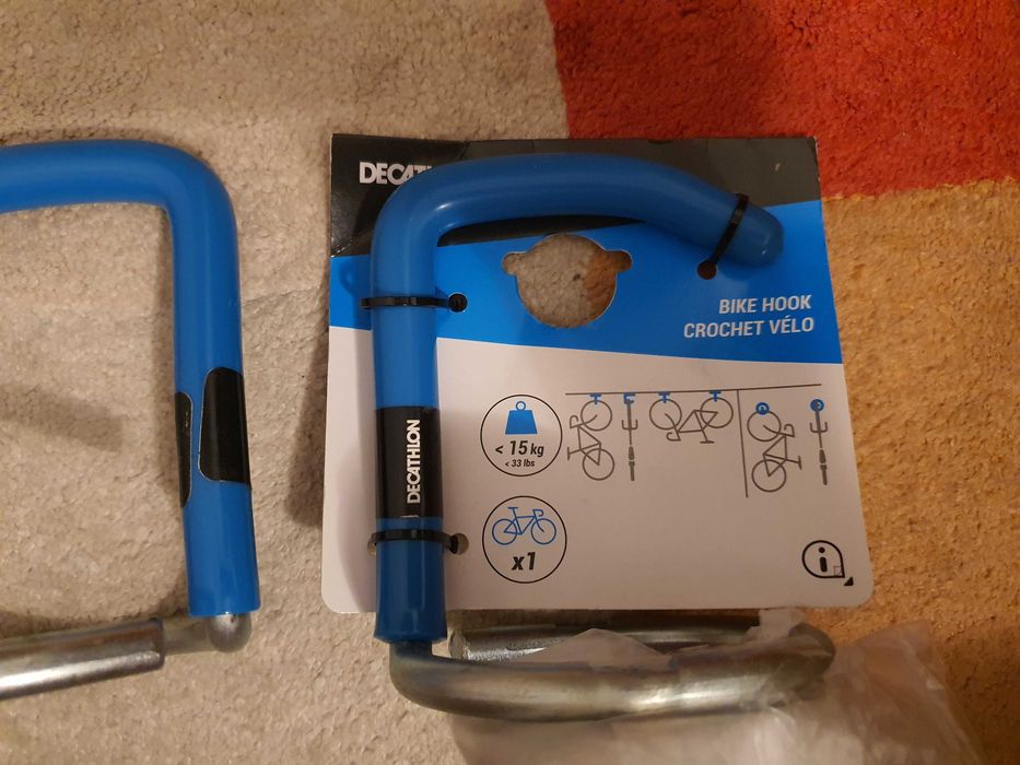 3 bucati suport bicicleta perete/tavan Decathlon