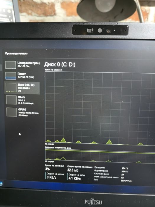Лаптоп Fujitsu lifebook e5511 Limited