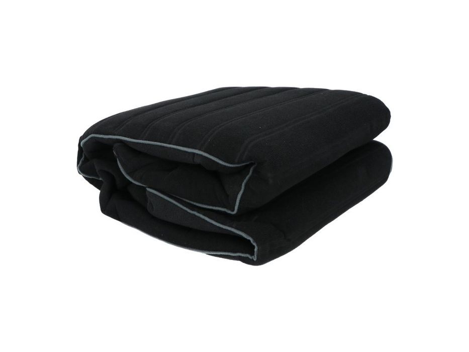 Huse scaune auto fata Carpoint Velour, set universal 4 piese cu huse tetiere, compatibile airbag lateral, negru/gri