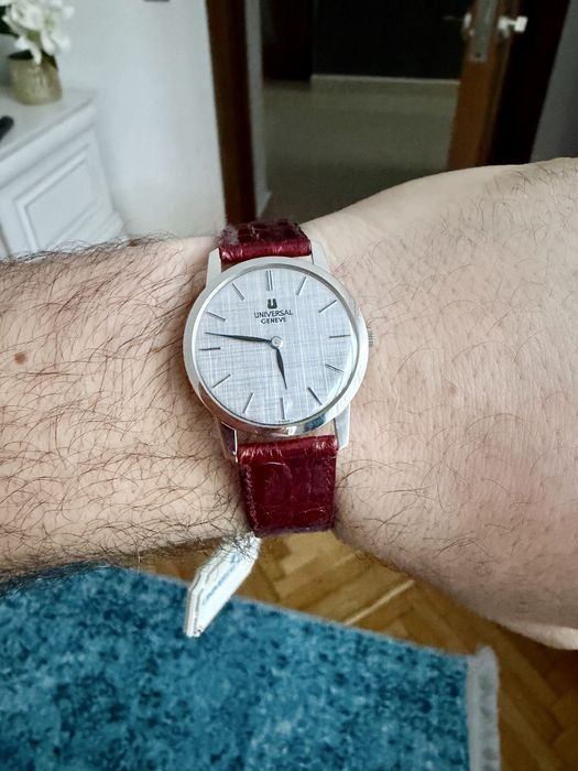 Ceas Universal Geneve Full Set.Nou-Nos.New Old Stock.Anii 60’