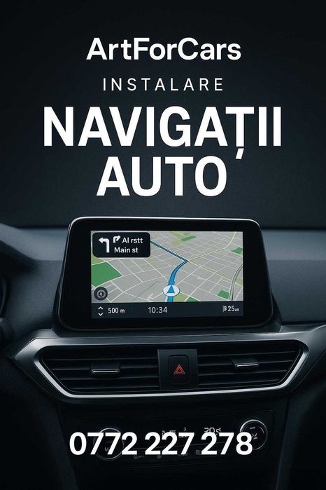 Instalare alarme auto cu pornire motor,navigatii,camere,senzor parcare