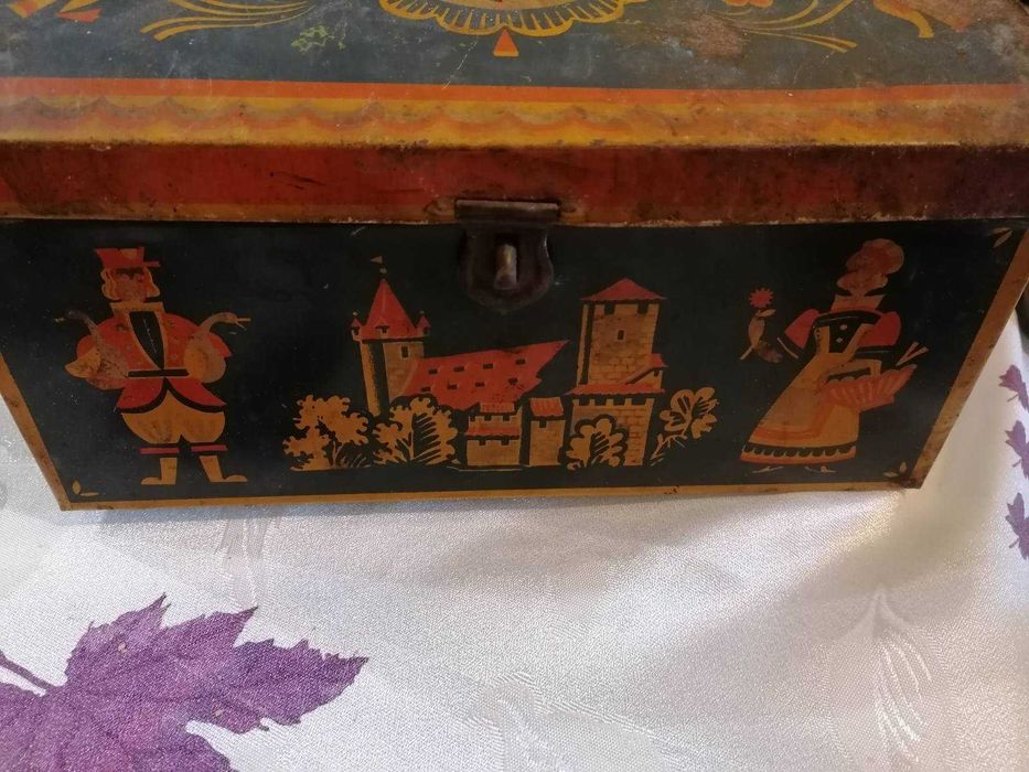 1960's Nürnberg 'Haeberlein-Metzger' Lebkuchen Tin, -метална кутия