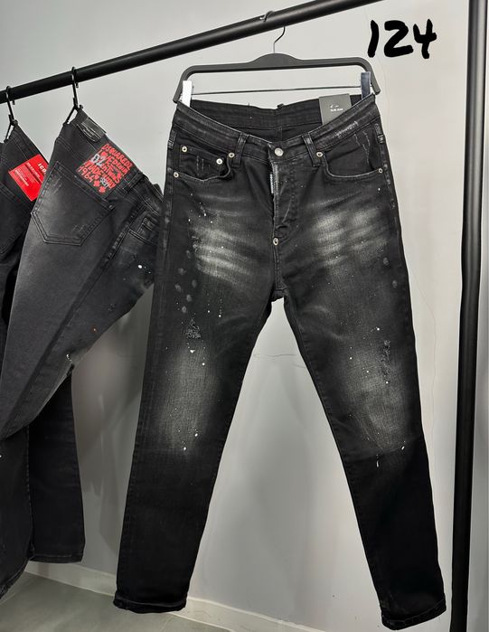 Dsquared мъжки черни  дънки 6 модела