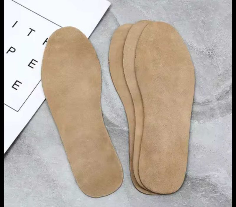 Двулицеви дишащи стелки за обувки естествена кожа до No46 29см унисекс