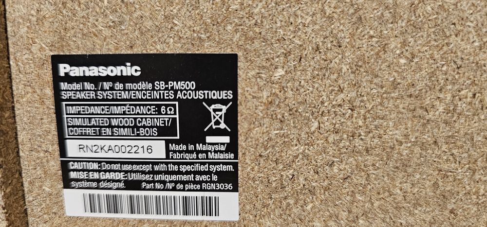 Combina sistem audio Panasonic SA PM 500