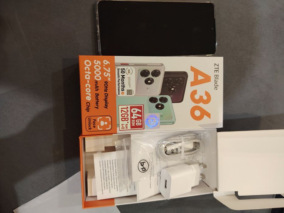 ZTE a36 новый телефон