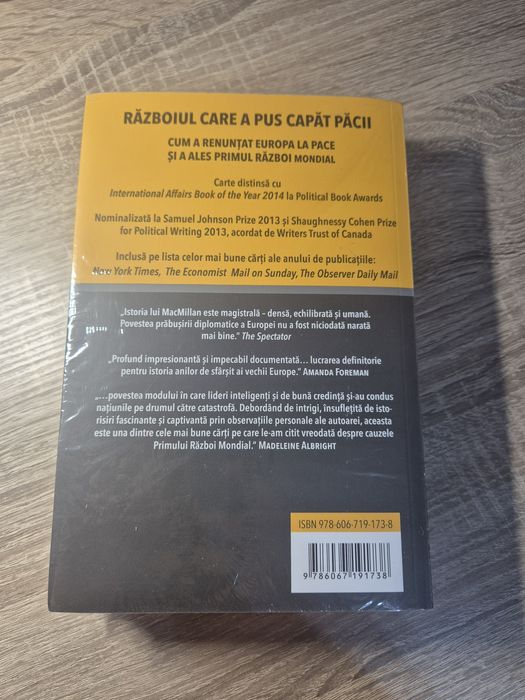 "Războiul care a pus capăt păcii" de Margaret MacMillan