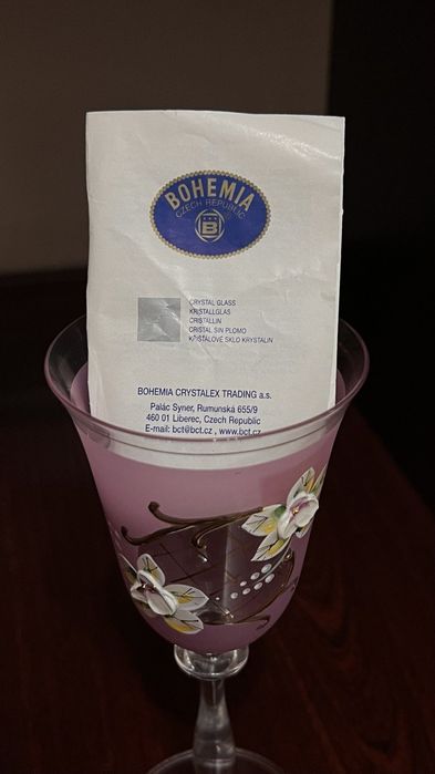 Комплект из 6 бокалов "BOHEMIA" чешского производства