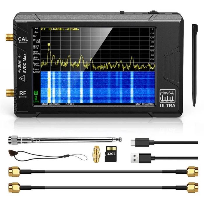 Analizor de spectru 100KHz 5.3GH spectrum analyzer TinySA Ultra 4 inch