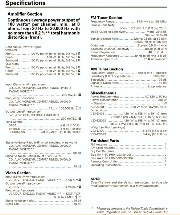 Продаю Ресивер Pioneer VSX-D409