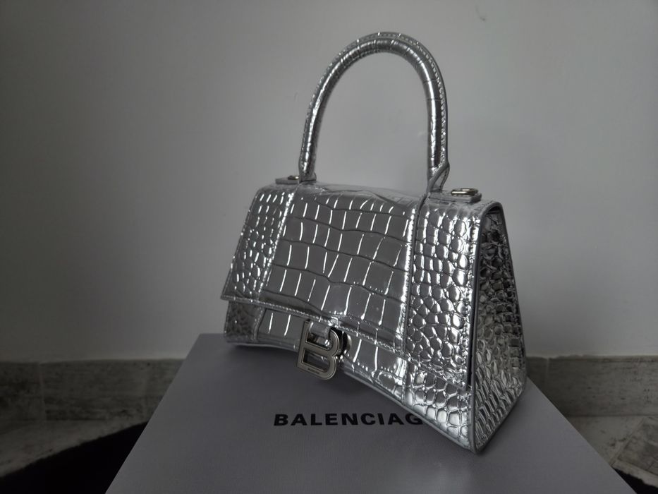 Balenciaga Hourglass Silver