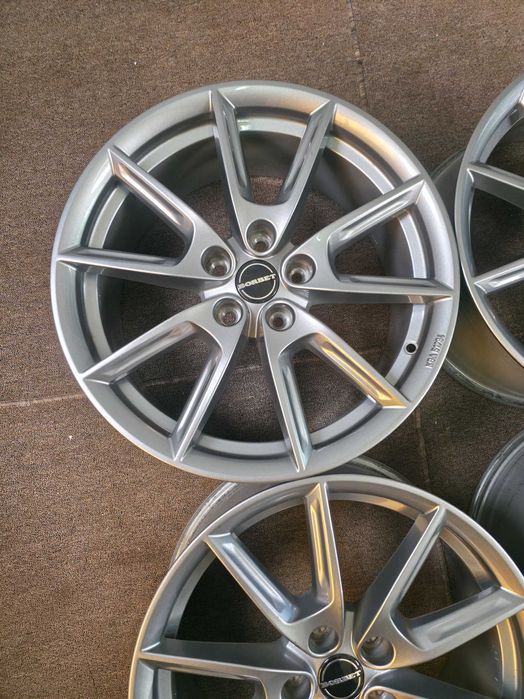 4 Jante Aliaj 5x112 18'' Borbet 2025 - Audi A3 A4 A5 A6 A7 Q3 Q5 / VW Golf Touran Caddy Sharan Tiguan Passat / Skoda Octavia Superb Kodiaq YETI CA NOU