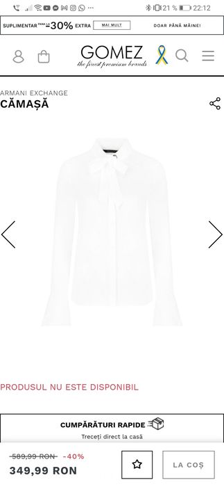 Camasa Armani Exchange