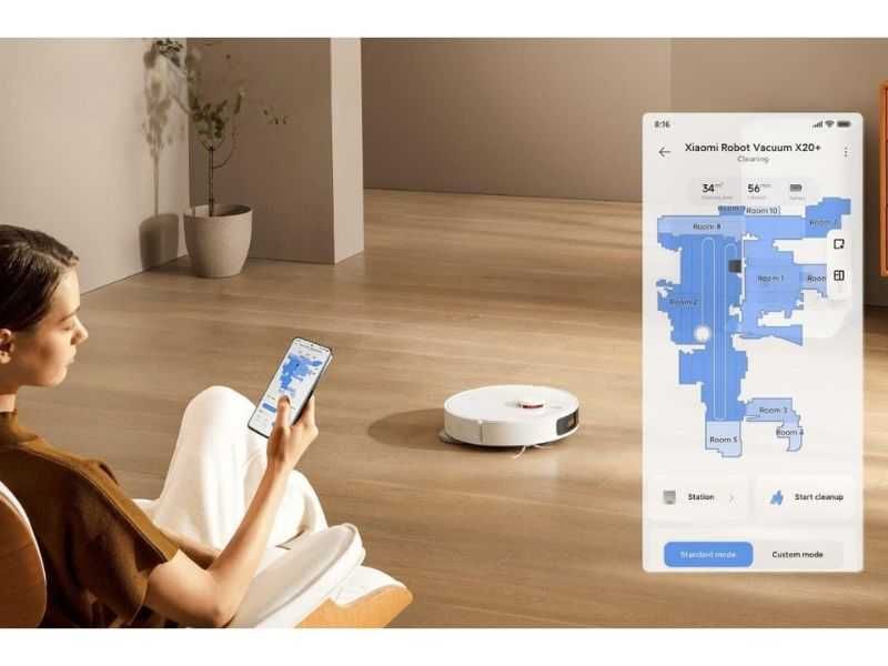 Робот Прахосмукачка с Моп и Самопочистване Xiaomi X20+