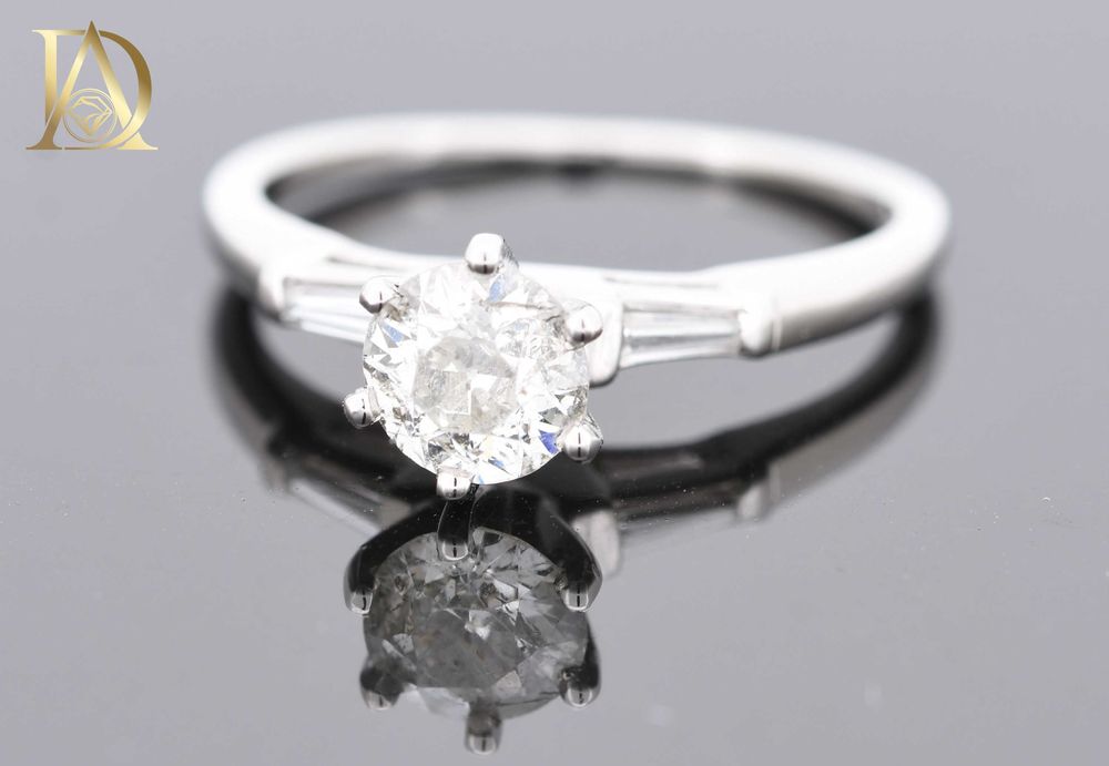 Винтидж Златен Пръстен с 0.63кт Естествени Диаманти