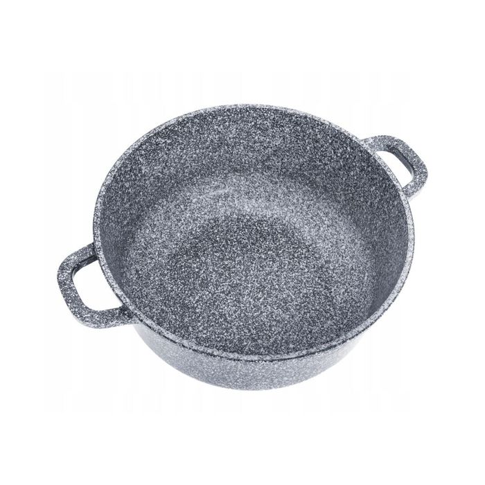 Set 3 oale marmorate 20cm, 24cm, 28cm, premium din aluminiu acoperite