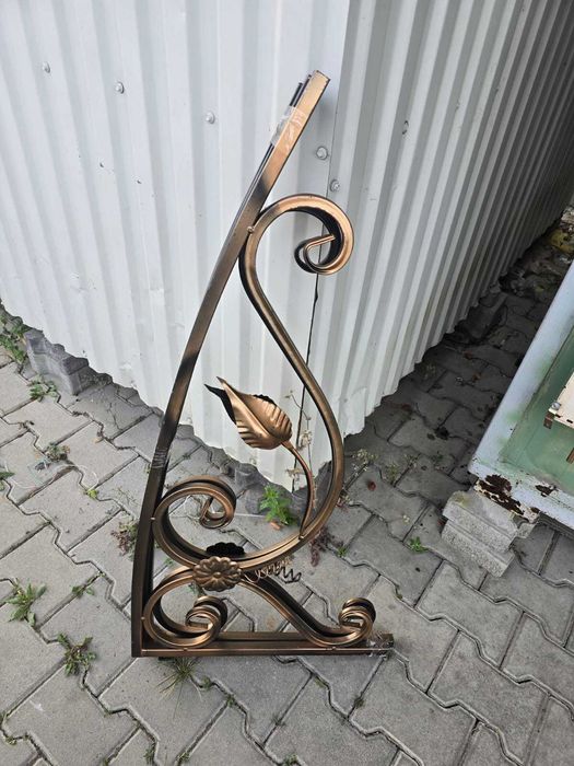 Set picioare pentru banca, masa si copertina din fier forjat