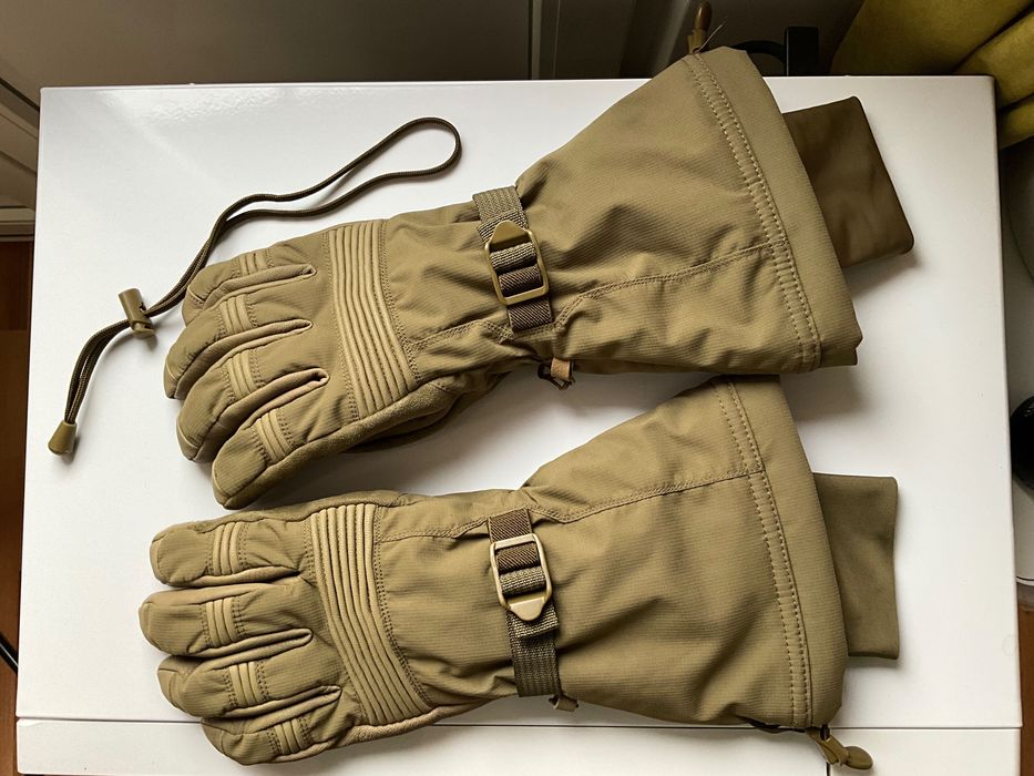 Ръкавици зимни тактически военни с мембрана ECWCS W+R Pro NL ARMY НОВИ