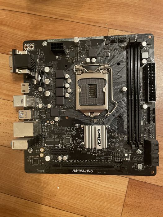 Материнская плата AsRock H410M-HVS LGA 1200