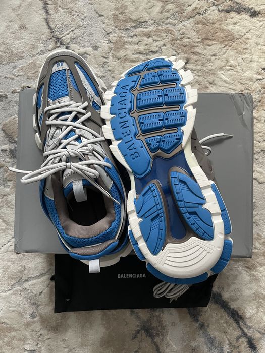 balenciaga track blue