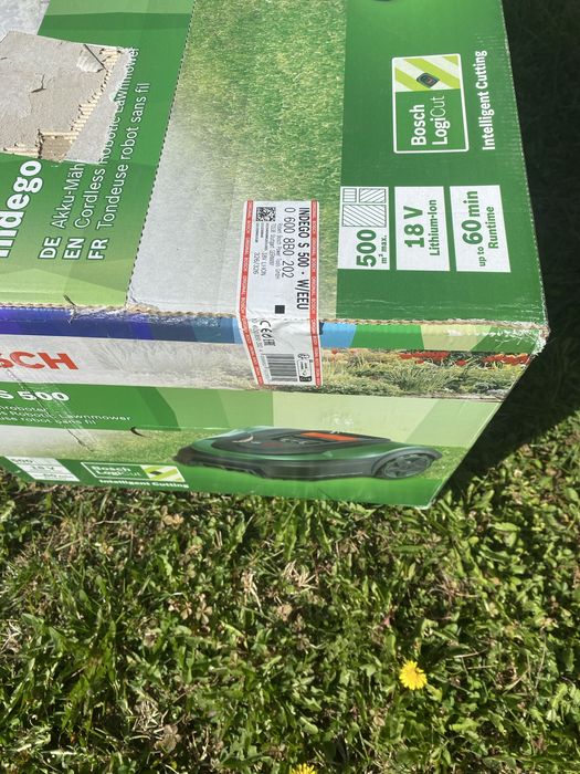 BOSCH Indego S 500 Aparat Robot de Tuns Iarba.Nou Sigilat !!