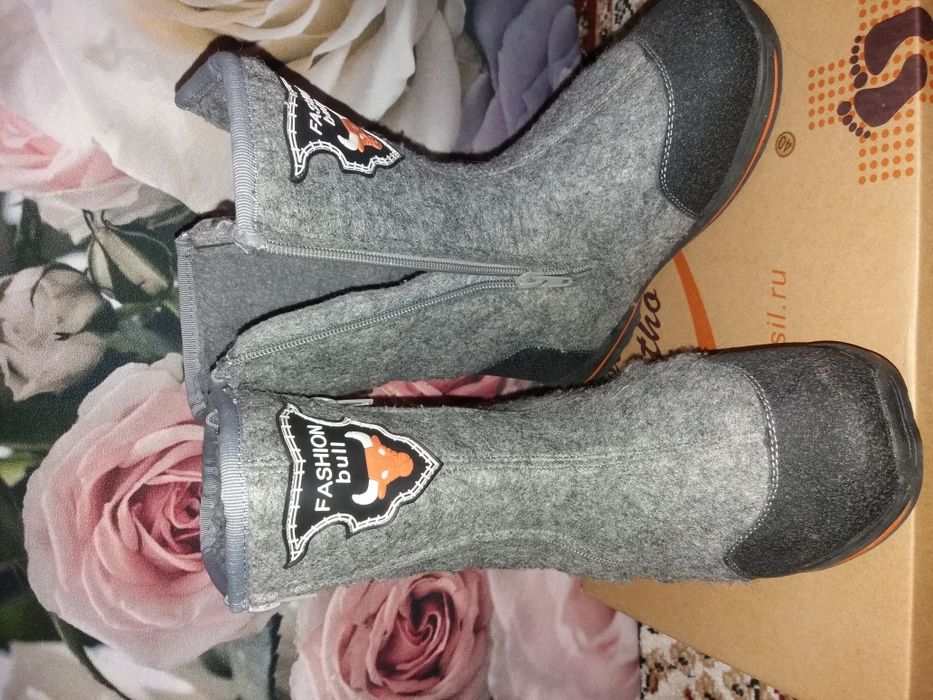 Зимние натуральные сапожки