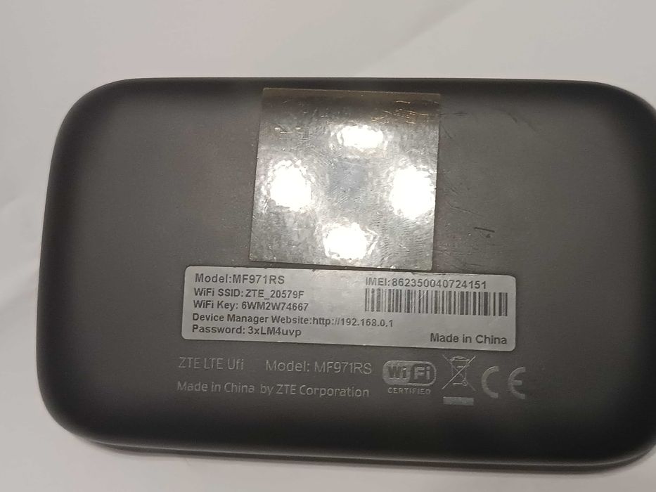 ZTE MF971RS - LTE 4G мобилен Wi-Fi рутер 5G