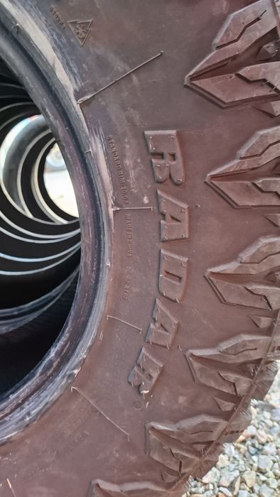 Anvelope 35×12.50R17 marca Radar, DOT 2021,9 mm